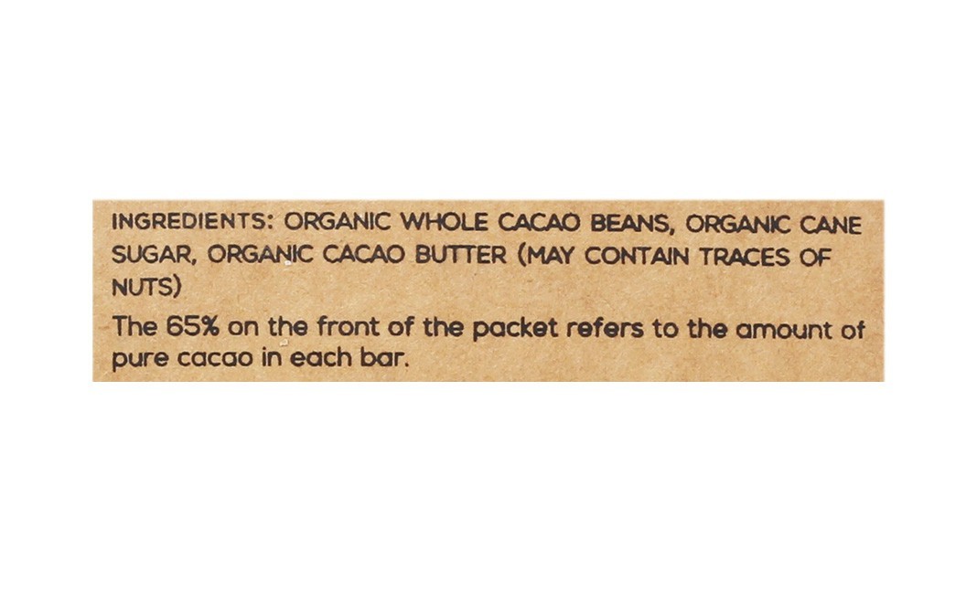Mason & Co 65% Semi-Sweet Dark Chocolate    Box  70 grams